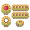 Wrapables Birthday Lollipop Paper Card Candy Holders, Party Supplies, Decorations, Party Favors (100pcs), Sunflowers